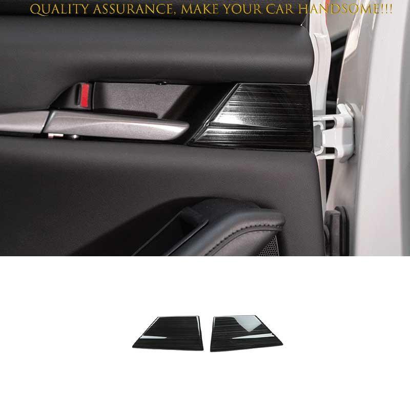 For Mazda 3 Axela 2019-2024 Black Titanium Inner Door Rear Handle Stickers Trim