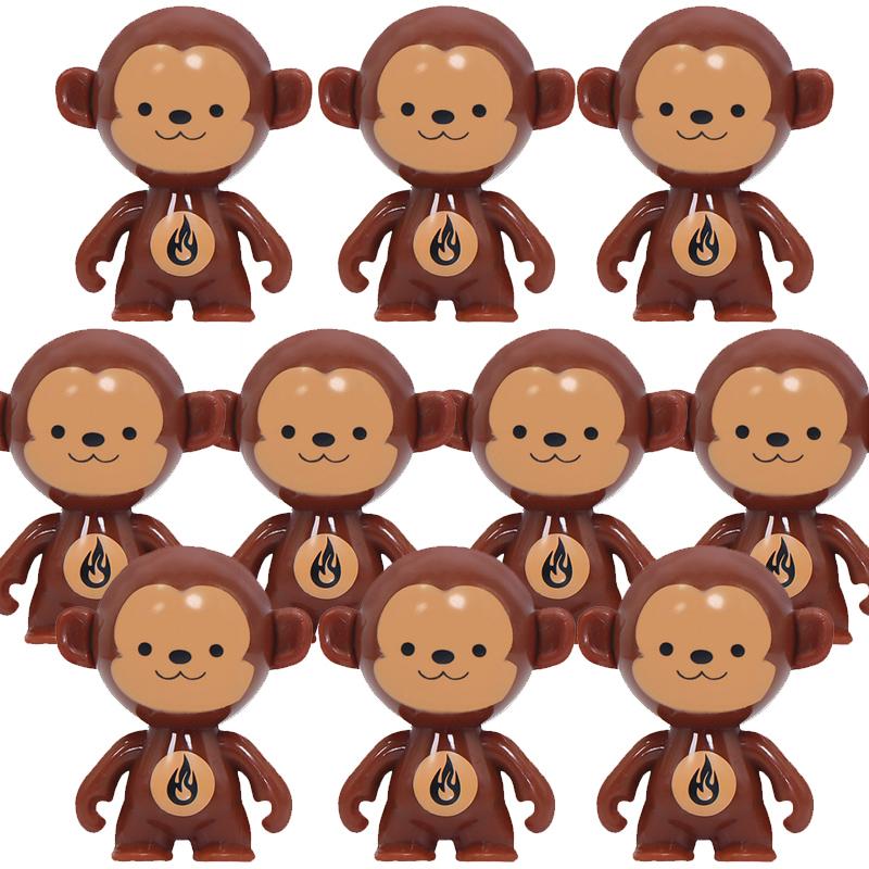 10PCS Children‘s Tumbler Monkey Doll Gifts Fun Gadgets Desktop Ornament Fingers All  Birthday Gifts Stress Relief