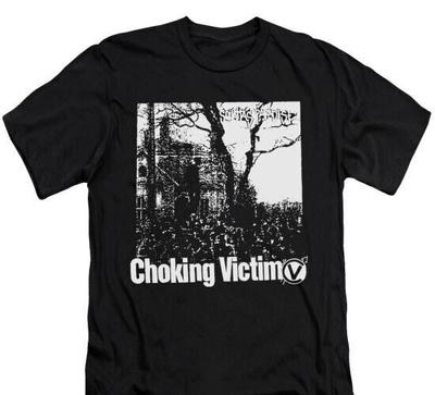 Choking Victim - Squattas Paradise T-Shirt, Indie Rock Punk Gothic Unisex Tee