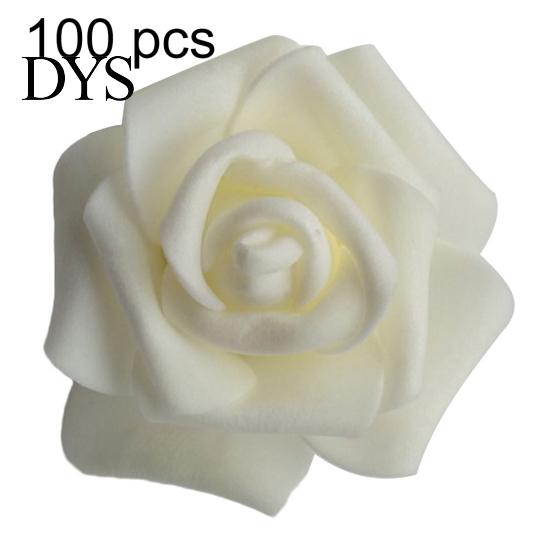 25/50/100Pcs Artificial PE Foam Rose Flowers Head DIY Wedding Home Room Decor