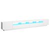 Vidaxl TV Cabinet with LED Lighting, White, 300X35X40 Cm