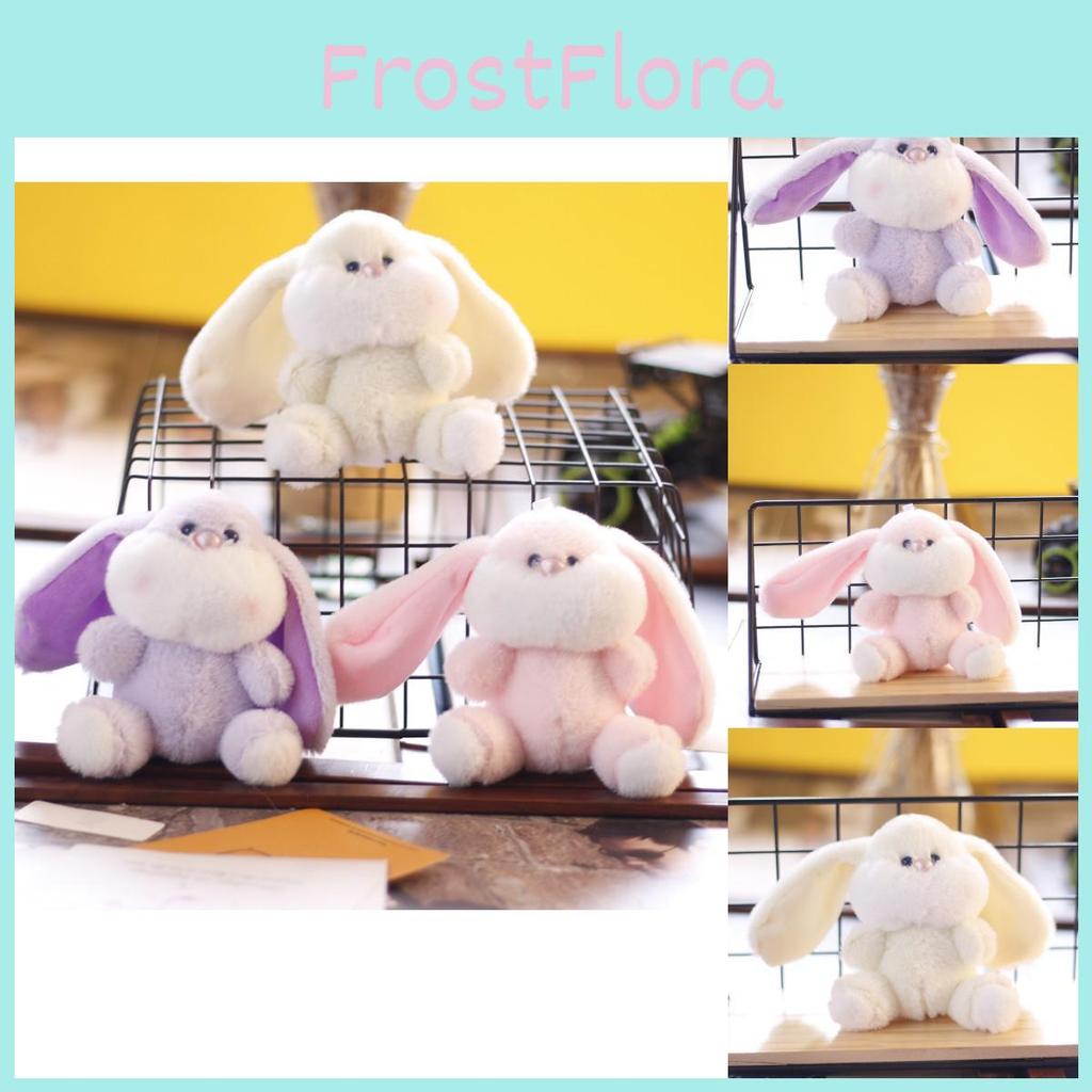Adorable Cute Bunny Plush Keychain Soft Toy Charming Rabbit Bag Accessory