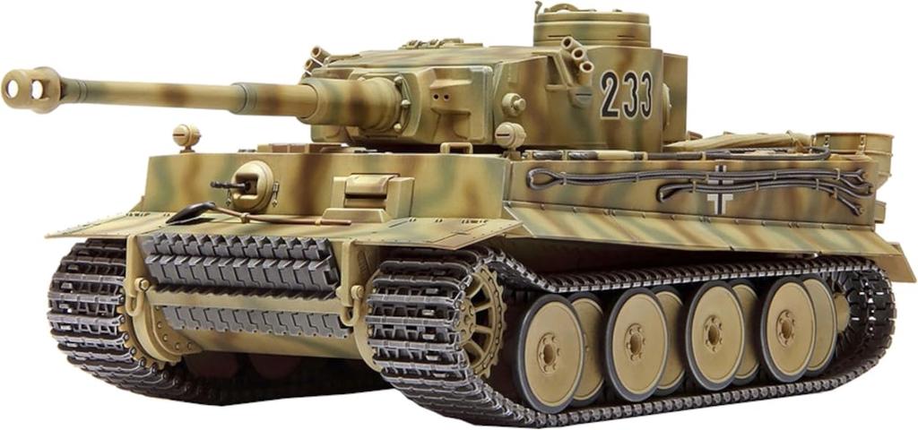 Tamiya Military Miniature Series 103 German Heavy Tank Tiger I Early Production Type Eastern Front Plastic Model Kit 32603 1/48 No.
