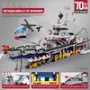 Military Building Blocks Set Mechanical Warship Construction Airplane Battleship Model Toys for Kids Christmas Birthday Gift