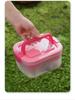 Portable Microwave-Ready Bento Box with Compartments for Students - Fresh-Keeping Salad & Snack Container