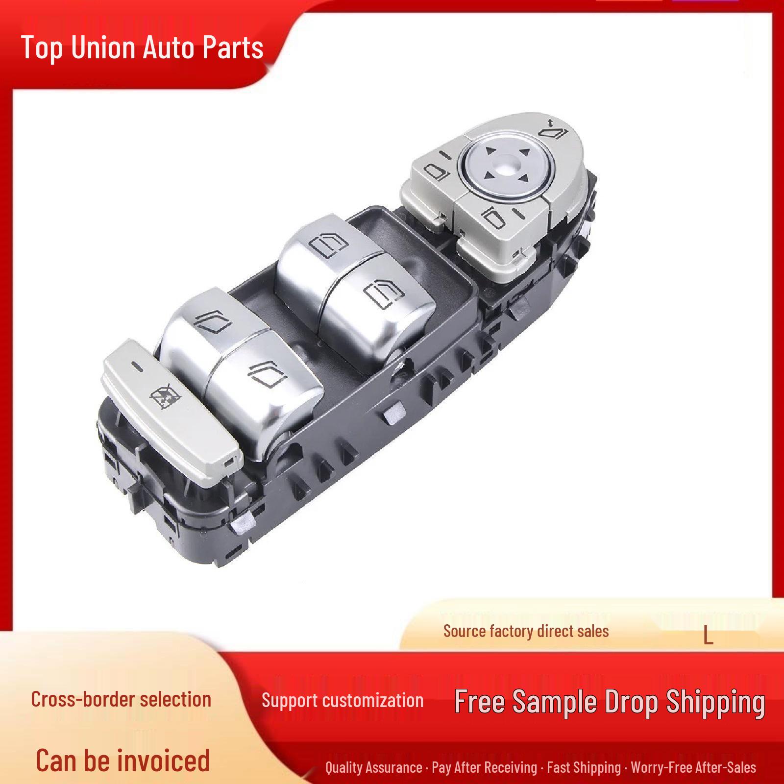 Compatible Power Window Switch for Mercedes-Benz W477 Viano (A4475450413, A4479054303). Electric