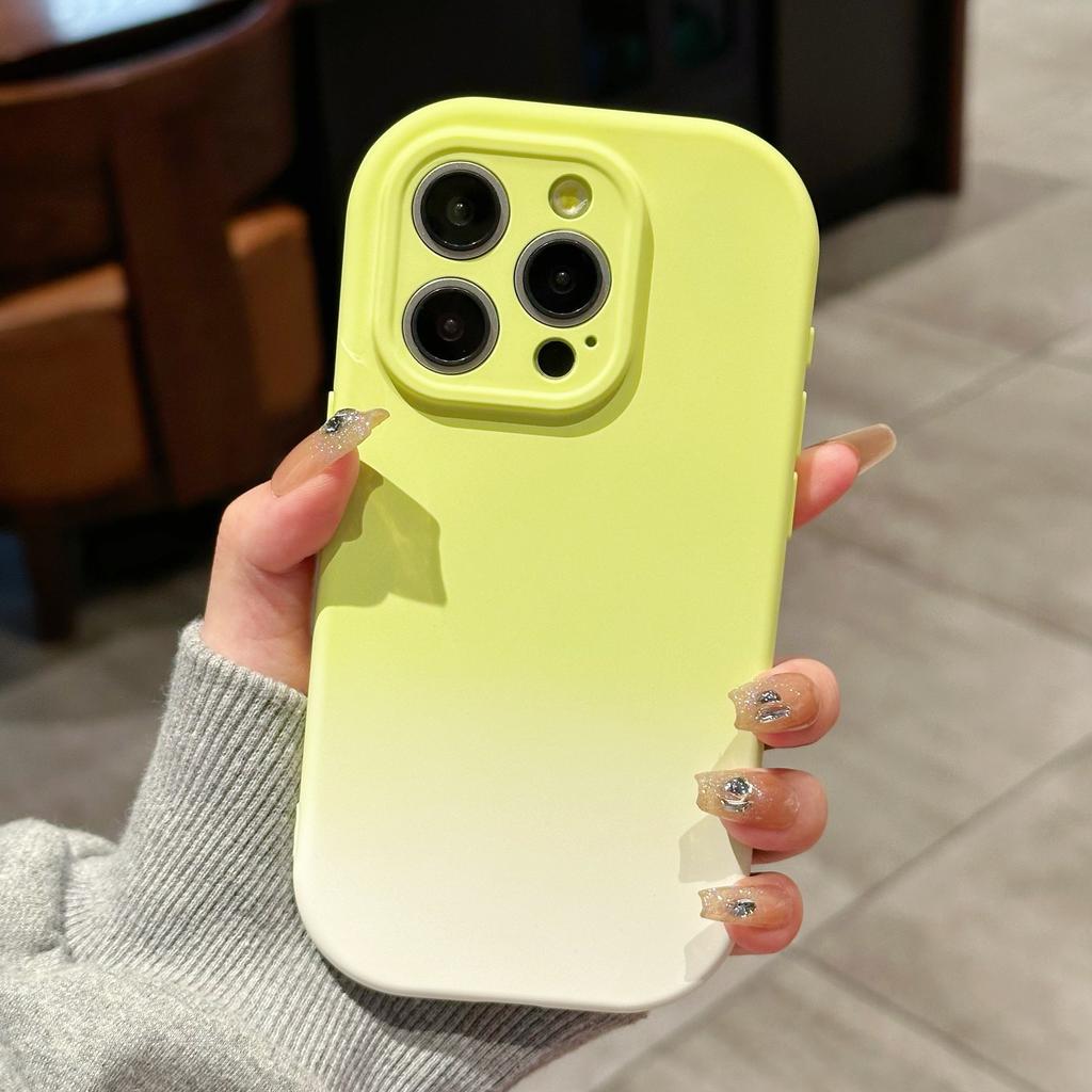 Suitable for IPhone16E Phone Case, Apple 15promax Full Cover Anti-drop 14 New Gradient Gradient Candy Case
