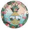 Hawaii Pineapple Disposable Tableware Summer Beach Party Supplies Pineapple Flamingo Plates Napkins Cup Hawaiian Party Decor