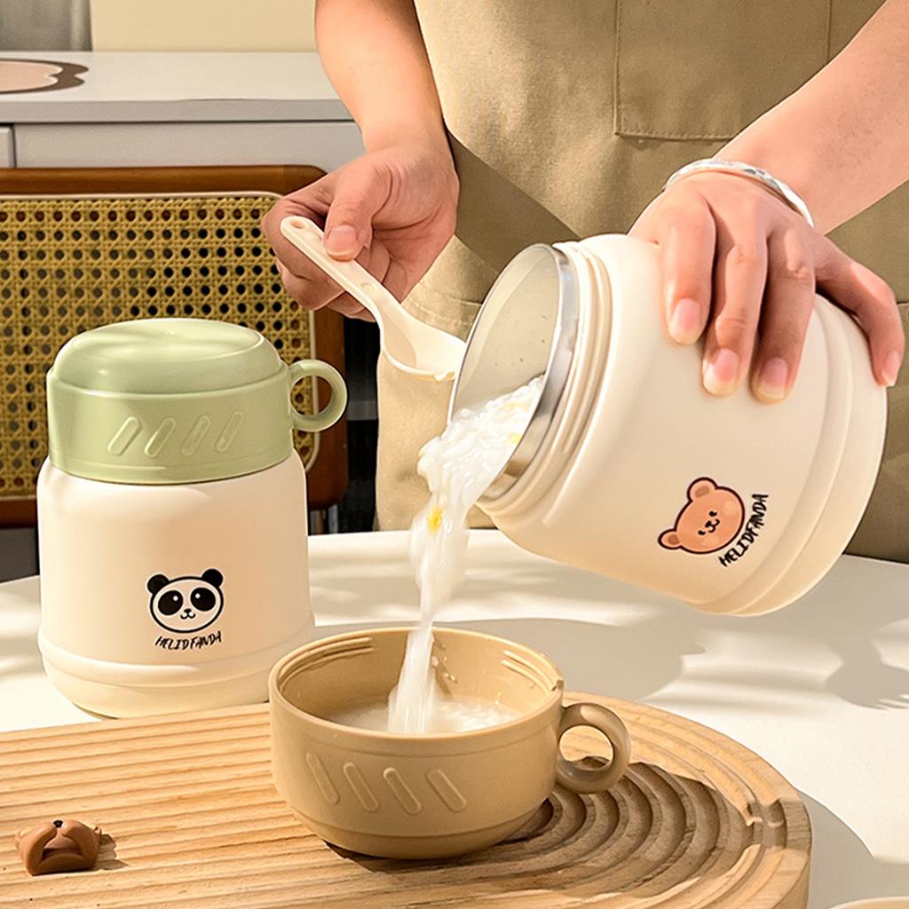 Portable Lunch Box 304 Stainless Steel Insulated Breakfast Cup Reusable Food Container 880ml Sealed Food Thermal Jar