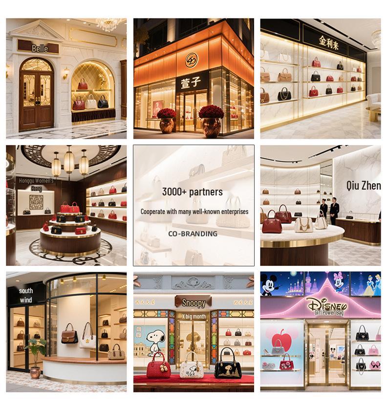 Wax Thread Lychee Grain Cowhide Leather Handbag with Lock Buckle - Women's Platinum Grade Purse