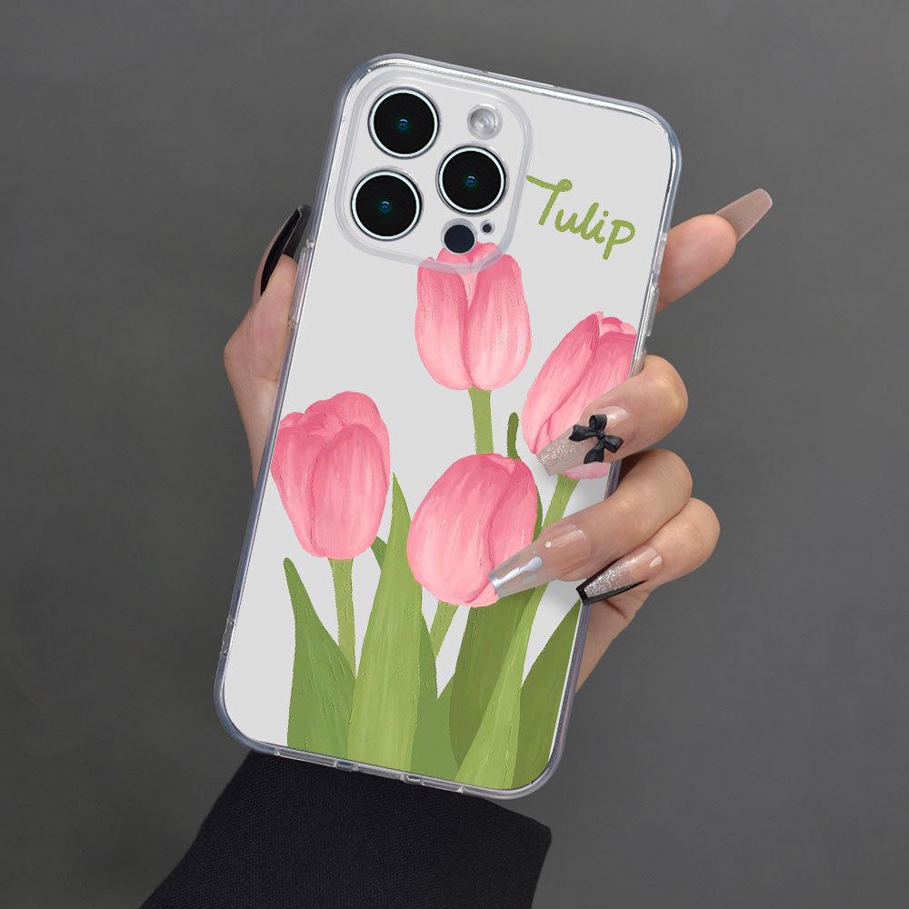 

«Потрясающий чехол Tulip All-Inclusive Lens для iPhone 15, защищающий от падений» iPhone 15 Pro прозрачный