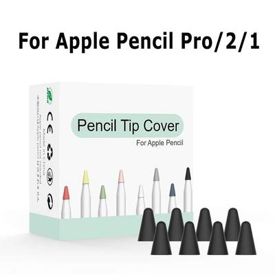 8 Pcs Replaceable Silicone Nib Cover For Apple Pencil 2 1 Tip Case Sleeve For Apple Pencil 1st 2nd Gen Cases Stylus Pen Nib Case