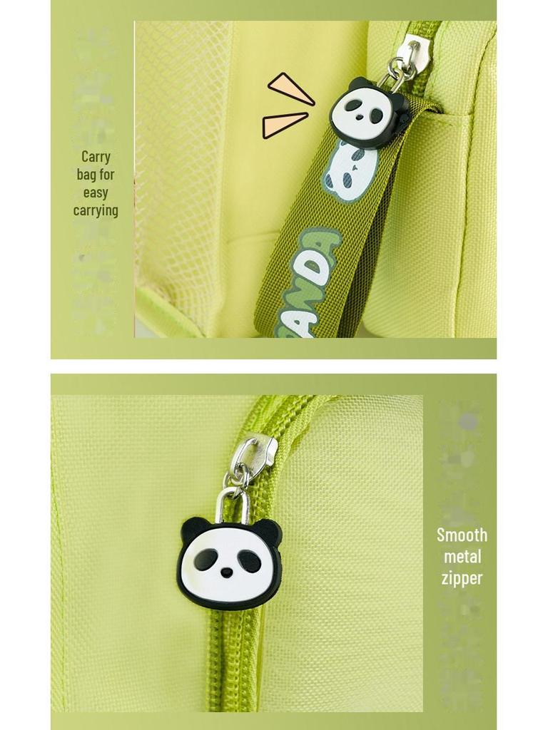 Panda A4 Kinder-Canvas-Tutorial-Tasche für Grundschüler