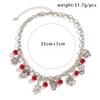 GemChic Women's Alloy Christmas Tree Snowman Bell Geometric Necklace Bracelet Two Piece Set Birthday Christmas Jewelry Gift