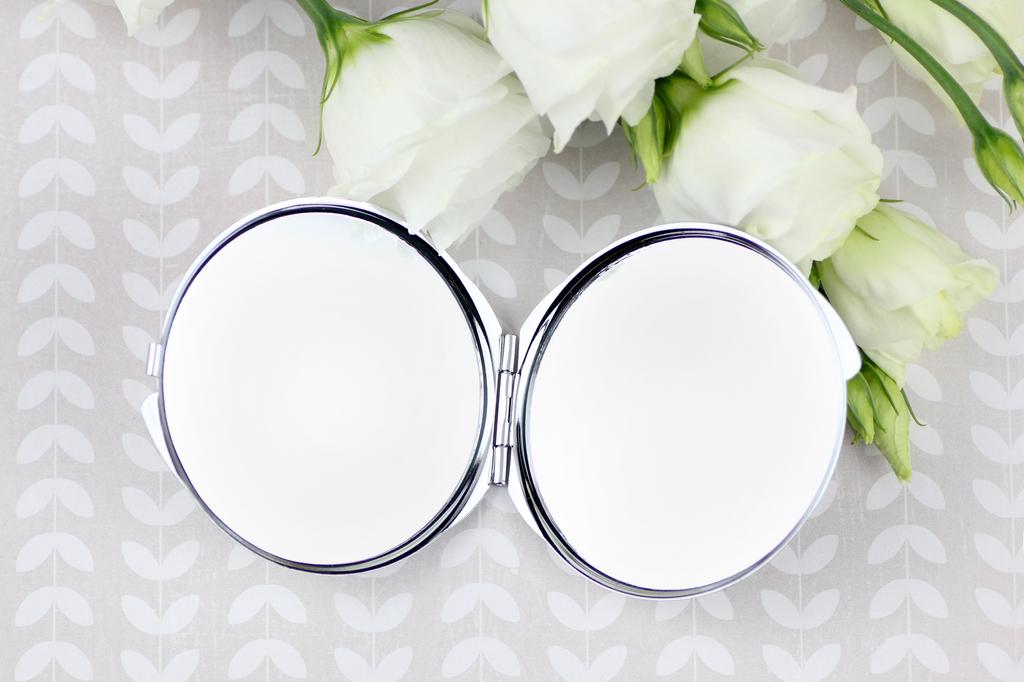 Russian Blue - pocket mirror for a purse by Art-Dog