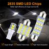 24Pcs Universal T10 Car Led Light Bulb White Car Interior Dome License Plate Festoon Map Reading Light Mixed Lamp Set