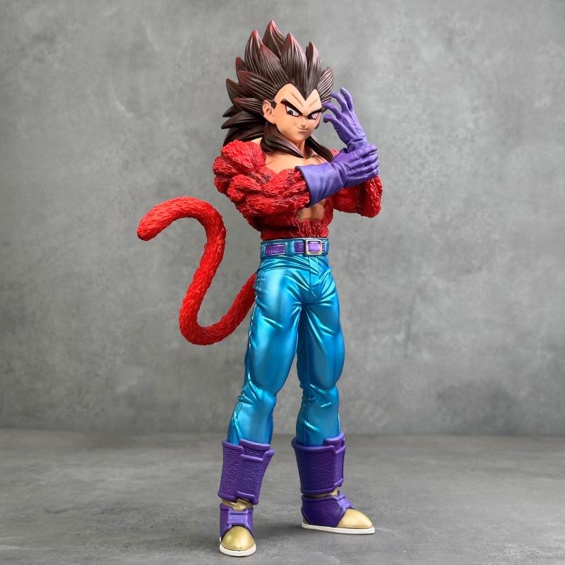 30cm CK Vegeta Dragon Ball Z GK Statue Anime DBZ Super Saiyan Vegeta Action Figure SSJ4 Figurine Toys Vegeta Model Ornament Gift