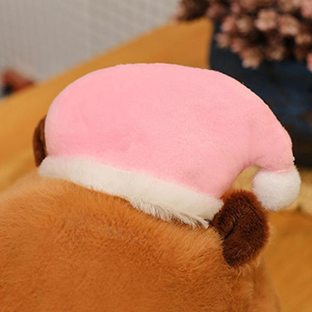 Sleep Hat Goodnight Capybara Doll Moon Capybara Fluffty Doll Capybara Plush Toy Christmas