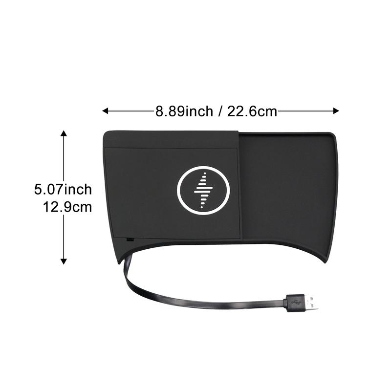 For Subaru Crosstrek 2024- 2026 Car Wireless Charger Pad Fast Charging Center Console Organizer Interior Modification Accessorie.