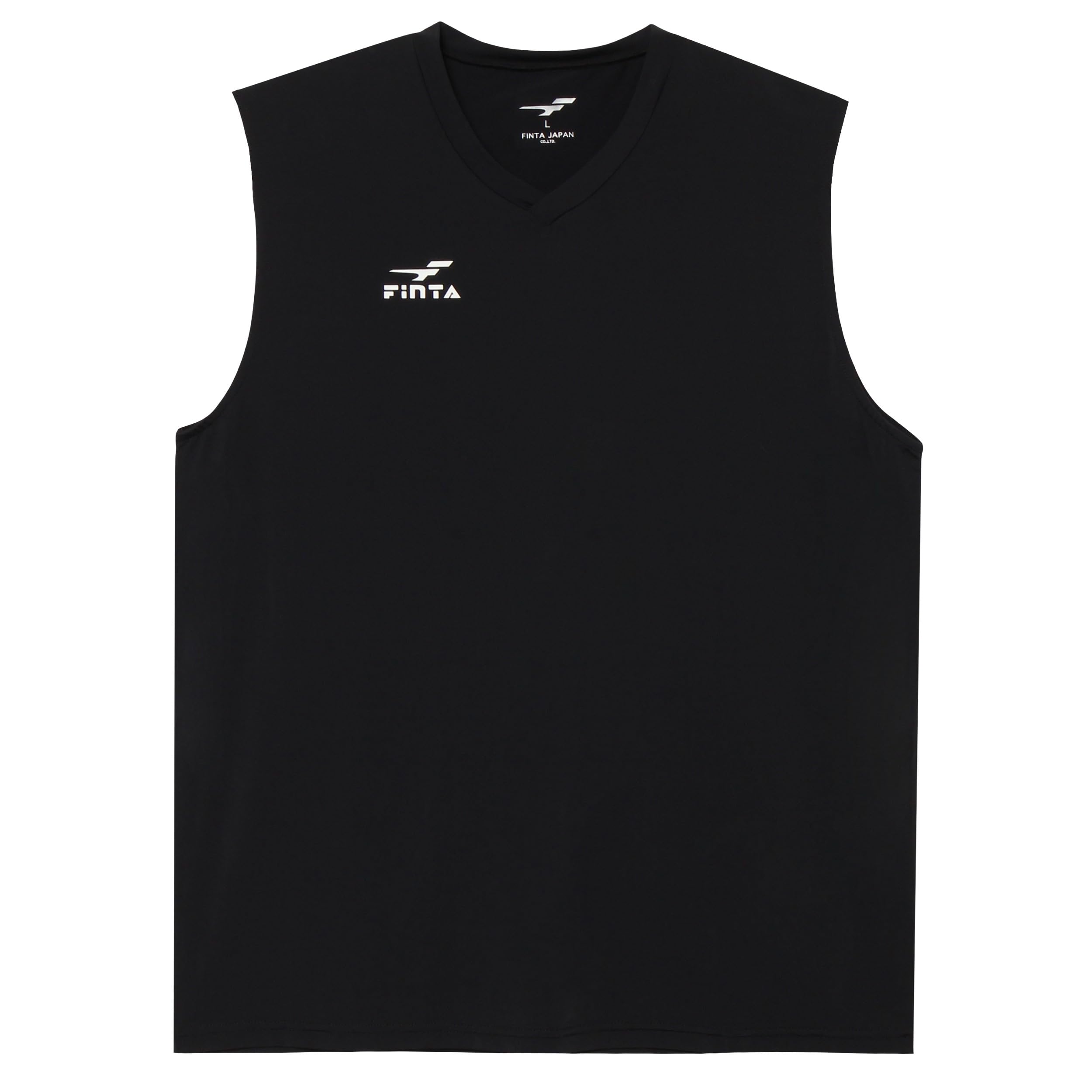 

FINTA Men s Soccer Ultra-Cooling Sleeveless Inner Shirt, FT4442 (0500), Black, Size L