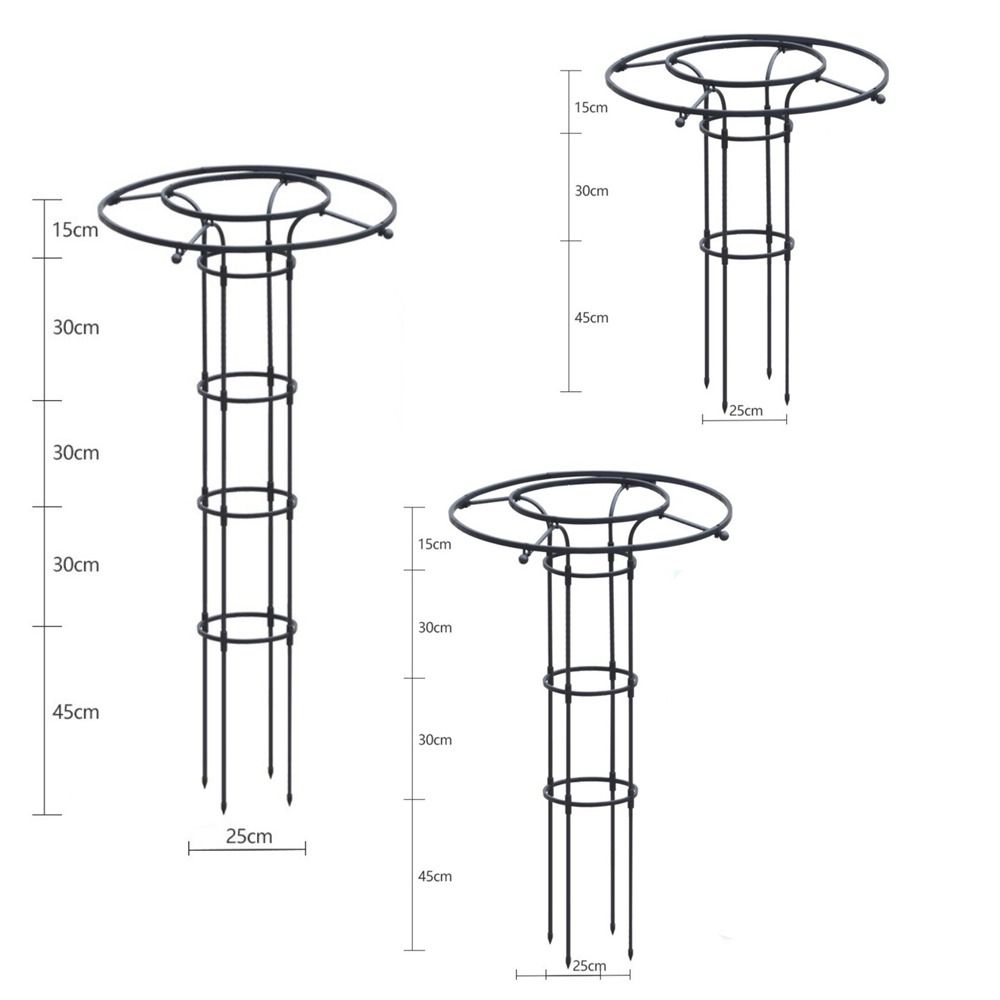 90/120/150cm Climbing Rose Arch DIY Assemble Climbing Plant Support  Vertical Garden Patio Balcony