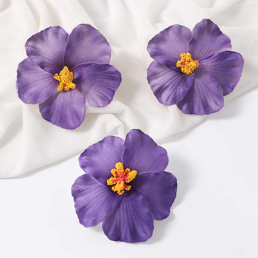 5/10Pcs Artificial Flowers 9.5cm Fake Flowers for Home Decor Party Supplies Wedding Decoration Bridal Hair Clothing Accessories