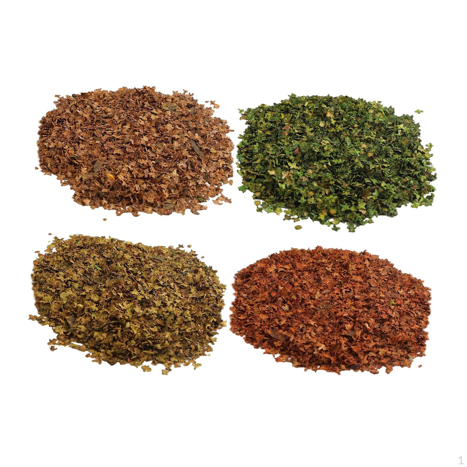 

4 Pieces Miniature Resin Model Leaves for Autumn Decoration, DIY Fairy Garden Kit, Suitable 36ml bagged