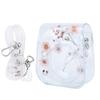 Transparent Camera Case PVC Storage Bag with Adjustable Shoulder Strap for Instax Mini 11 ProtectionPink