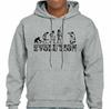 Photography Evolution Mens FunnyHoodie Camera Photographer Lens Bag Tripod
