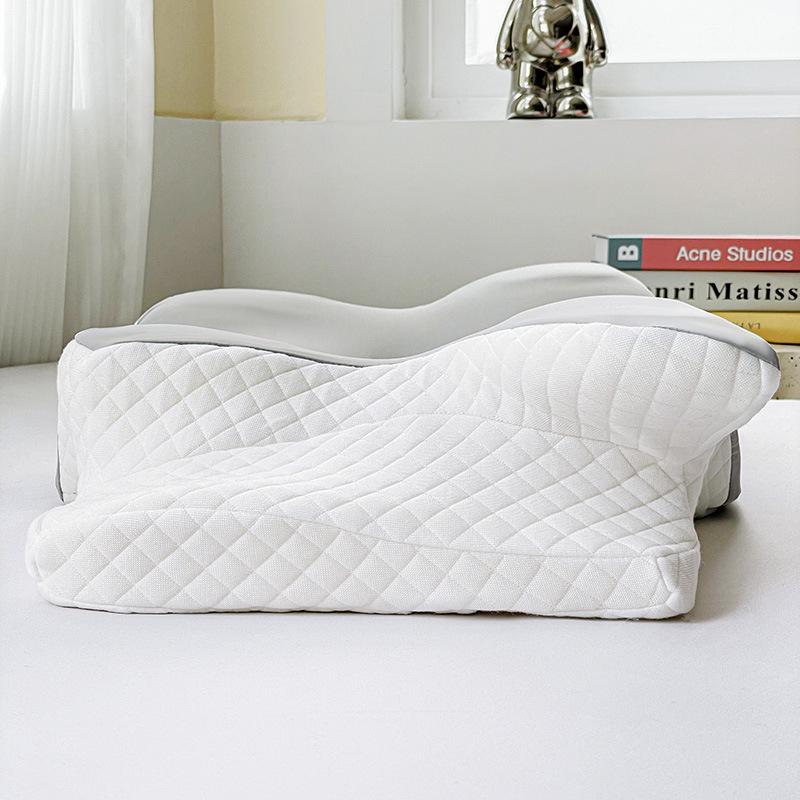 Dual-Use Memory Foam Neck Support Pillow for Deep Sleep