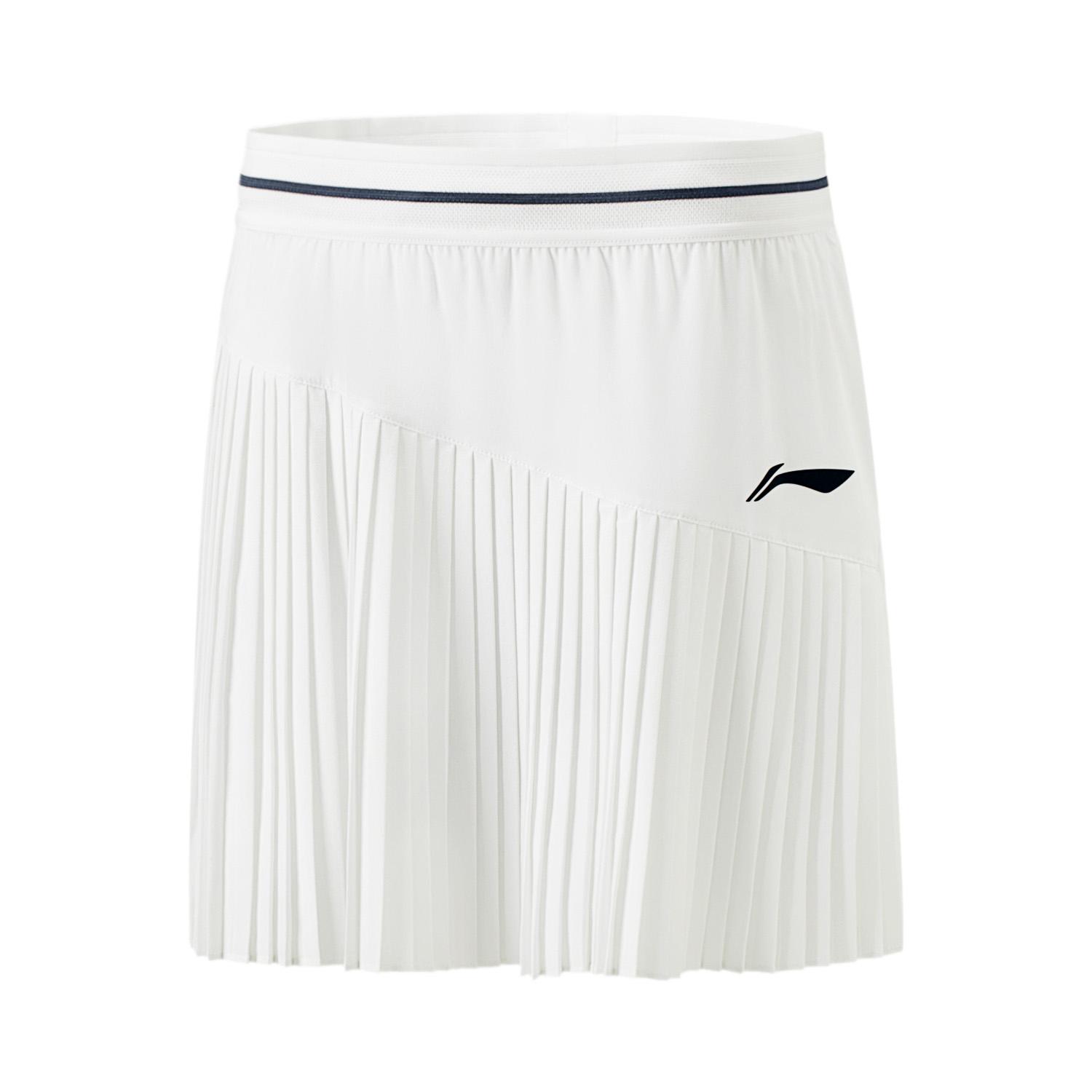 

Li Ning Tennis Series Sports Solid Color Simple Casual Shorts Women shorts White ASKU288-1 XL