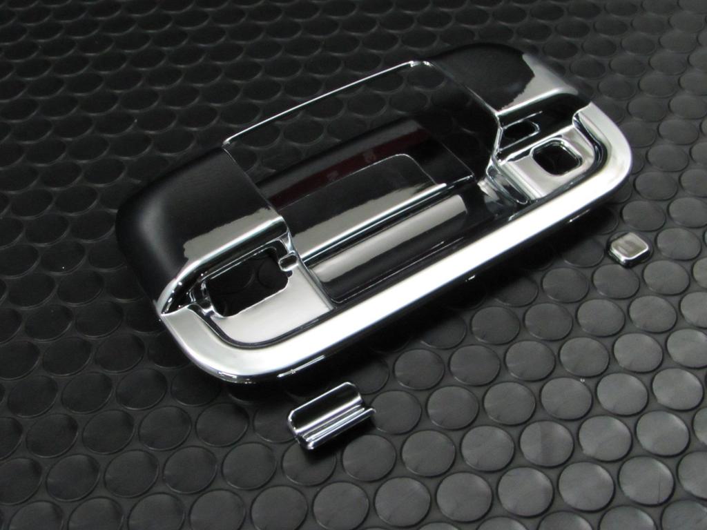 BRIGHTZ MR Wagon MF33S Chrome Door Handle Covers and Rear Hatch Knob Plate D Type Compatible with MR Owl MR MR Owl 15525 Set, [REA-DHC-010] MF, MF33,