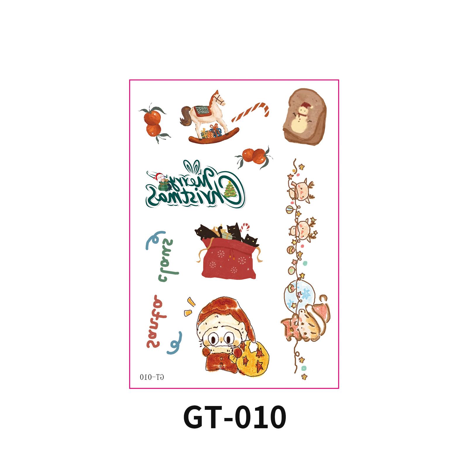 Cross Border New Christmas Decoration Scratch Stickers Atmosphere DIY Candles Account 78x115mm