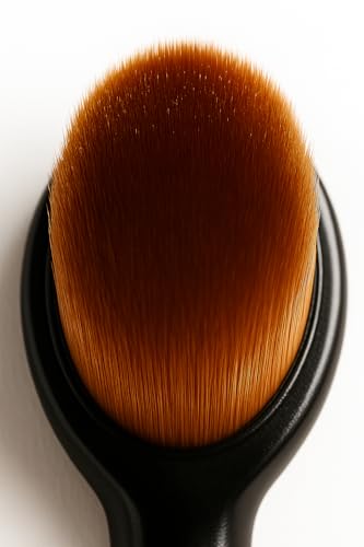 Sedell Paris LuxeBlend Tooth Type Oval Blending Makeup Brush Ultra-Soft, Densely Packed Bristles for Seamless Application of Liquid, Cream & Powder