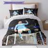 Erling Haaland Pattern Bedding Home Decoration Birthday Gift ( 1 Duvet Cover + 2 Pillowcase, Without Core),fan Merchandise.