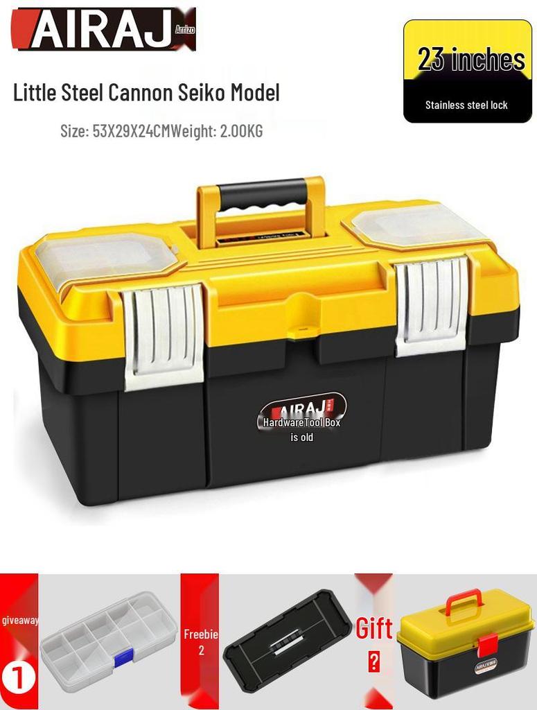 Arieze Handheld Tool Storage Box for Household and Industrial Use