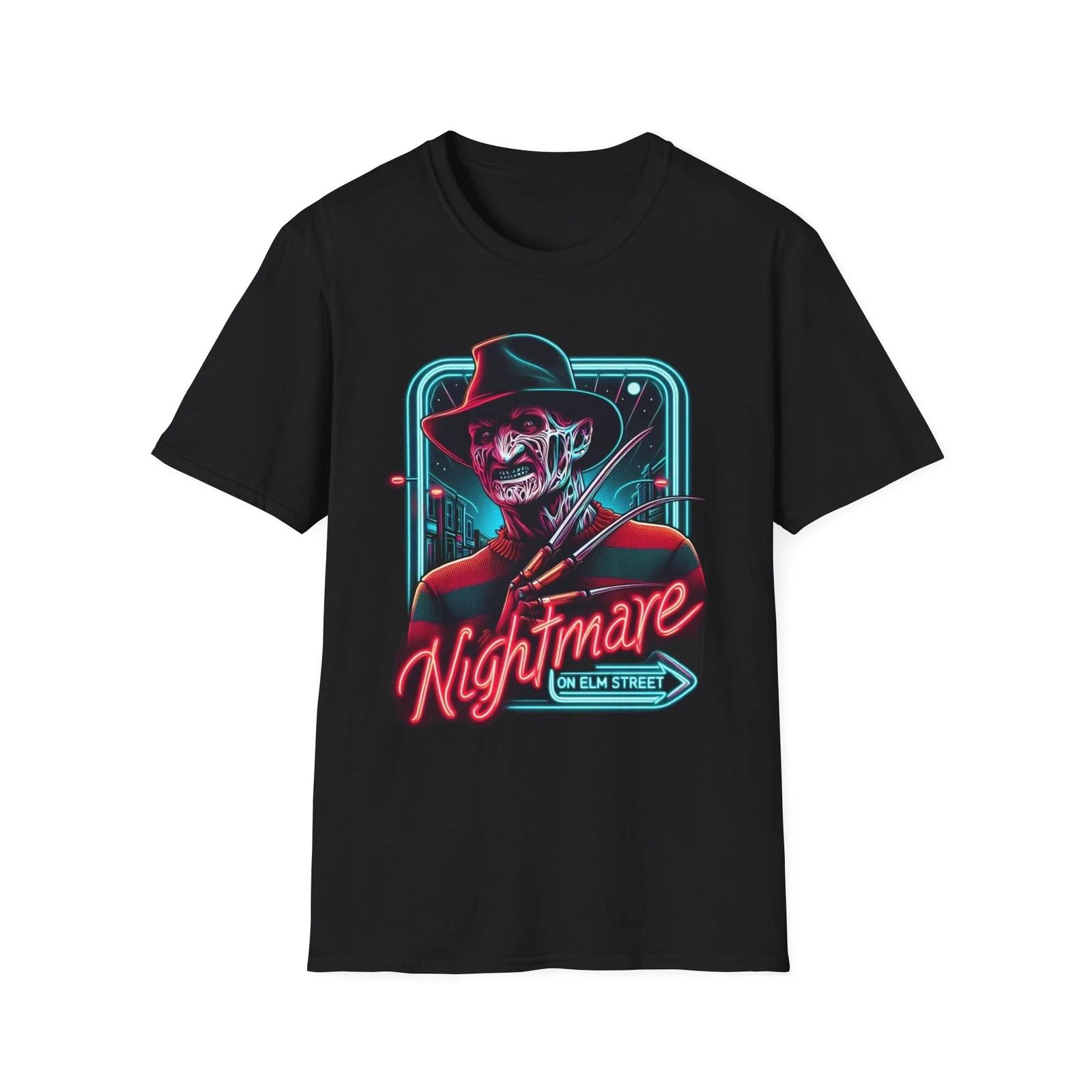 Neon Freddy Krueger T-Shirt - Glove of Terror XL