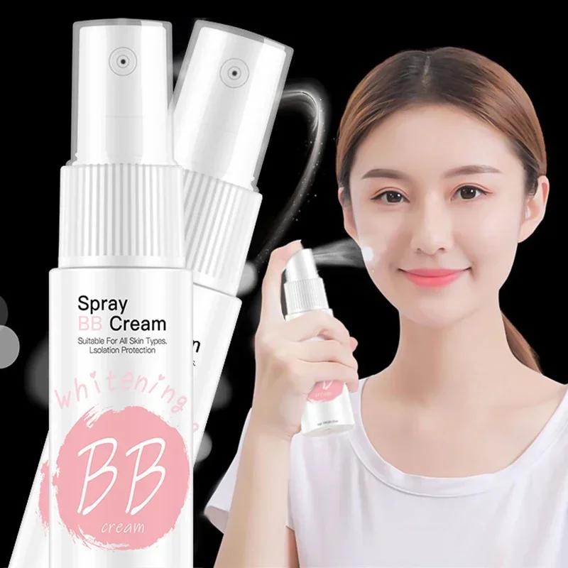 Whitening Moisturizing Base Spray BB Cream Concealer Brighten Face Beauty Skin Care Foundation Makeup 20ml Korean Cosmetics