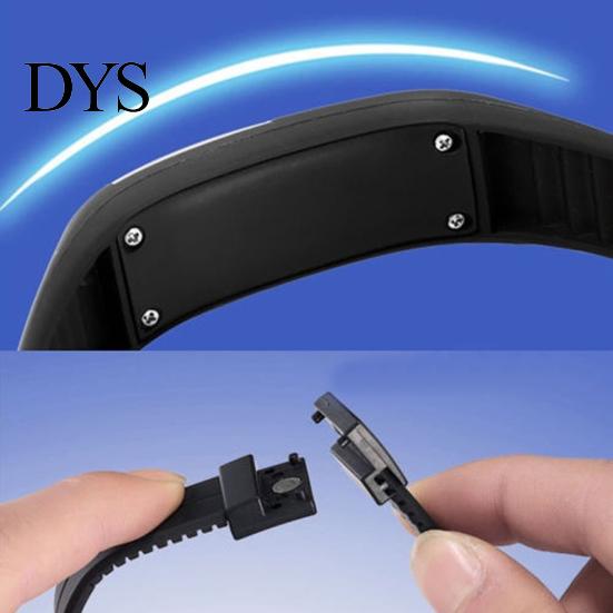 Fashion Men Women Silicone Red LED Digital Sports Bracelet Wrist Watch Gift