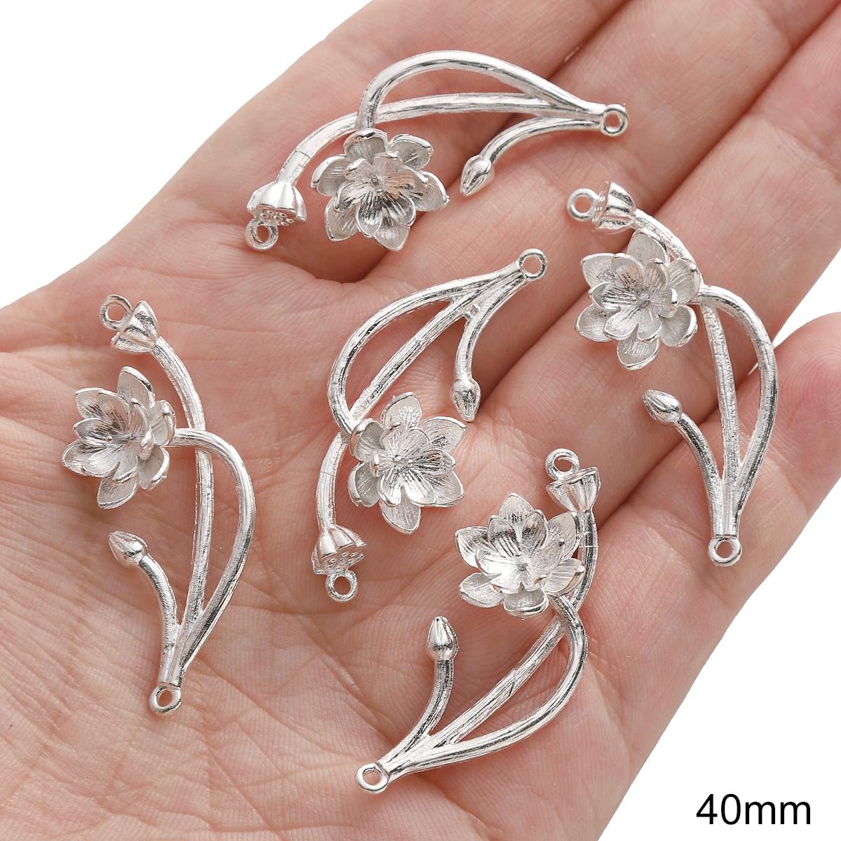 

Сплав Новые Аксессуары в Китайском Стиле Шармы Подвеска Для Изготовления Ювелирных Изделий DIY Серьги Ожерелье Браслет 40mm 1pc