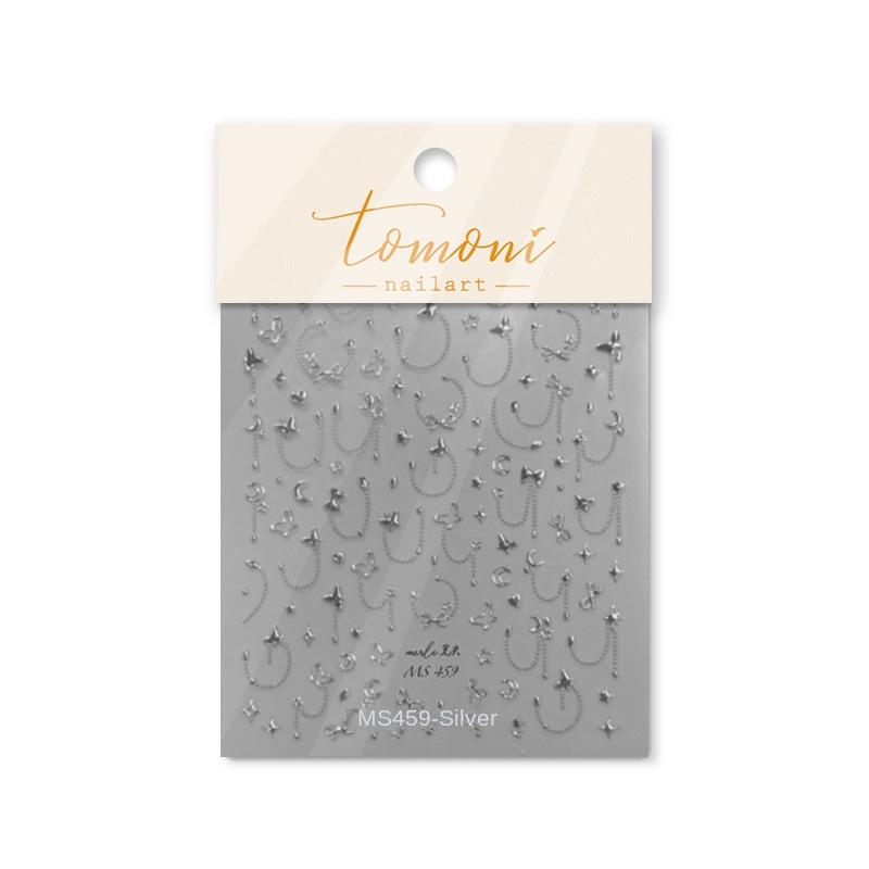 

Наклейка для ногтей «Бабочка» с бронзированием Наклейка для ногтей в стиле ретро MS459-B