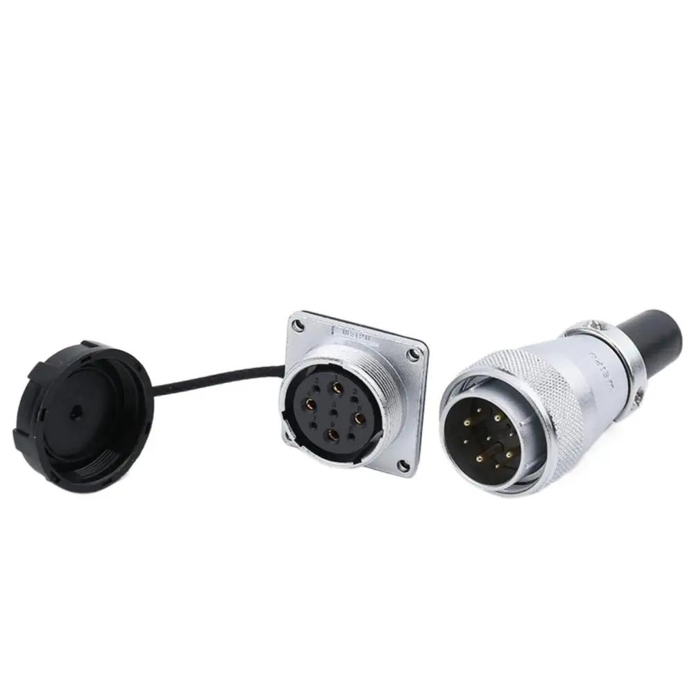 WEIPU WS28 Waterproof IP65 Electrical Connector 2-26 Pin M28 Auto Power Adapter For Solar LED Lighting Display Ebike Motorcycle