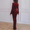 Autumn Winter 2025 Velvet Korean Suit Set - Women's Long Sleeve Commuting Party Two-Piece.