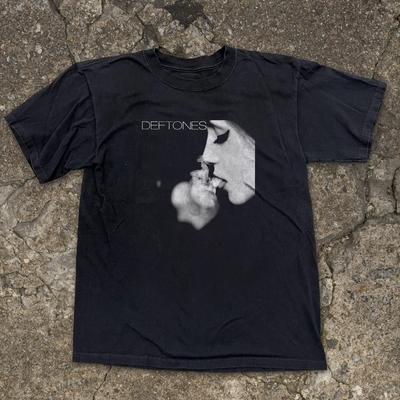 Deftones Krátký rukáv Bavlna Unisex Černé Tričko Velikost S-5XL Unisex Tričko