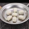 Round Stainless Steel Steamer Rack with Fine Mesh Thickened Heat-Resistant Steamer Basket for Pots Rust-Proof Dumplings Vegetables Seafood Cooking