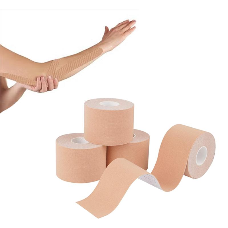 Premium Kinesiology Tape - Original Cotton Elastic, Relief for Muscle/Knee Pain, Strain Recovery, Athletic Fitness Bandages