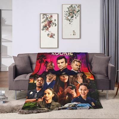 Pături Super Moi Decorative Show TV The Rookie Pături pentru Pat Flanelă Cearșaf de Pat Pentru Exterior Huse Amuzante pentru Canapea-Pat