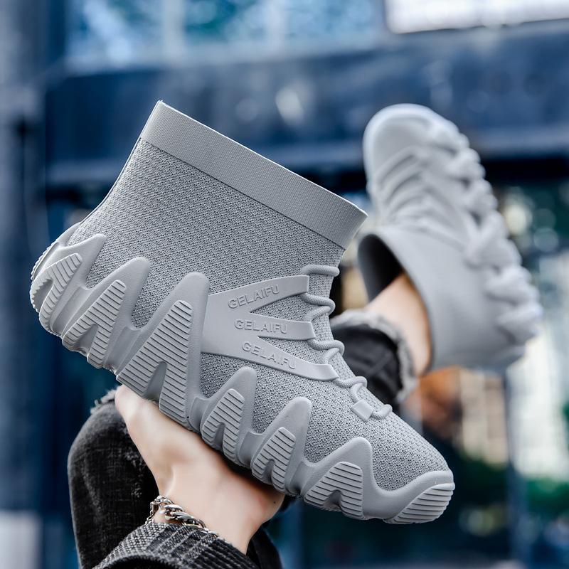 2025 Neue Outdoor-Wasserschuhe, Modische und lässige Regenschuhe, Verdickte wasserdichte Herrenschuhe zum Angeln und für Flusswanderungen