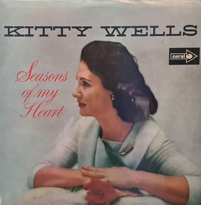 LP Record KITTY WELLS - Seasons Of My Heart CPS35 Coral 1970 UK Pop Used