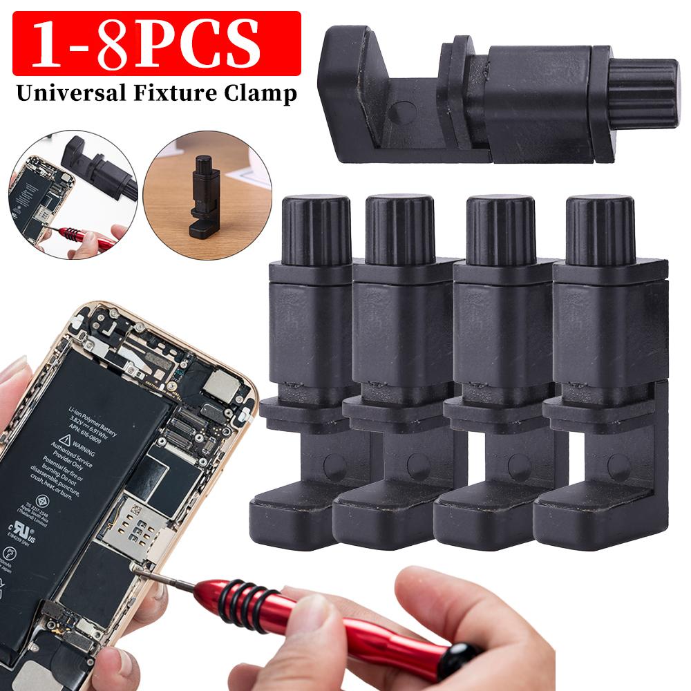 1-8PCS Universal Fixture Clamp Holder Adjustable LCD Display Screen Fastening Fixing Clip Tablet Tool Mobile Phone Repair Tools